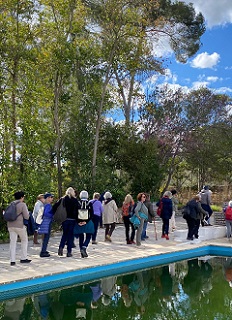Balsa entrada al jardín